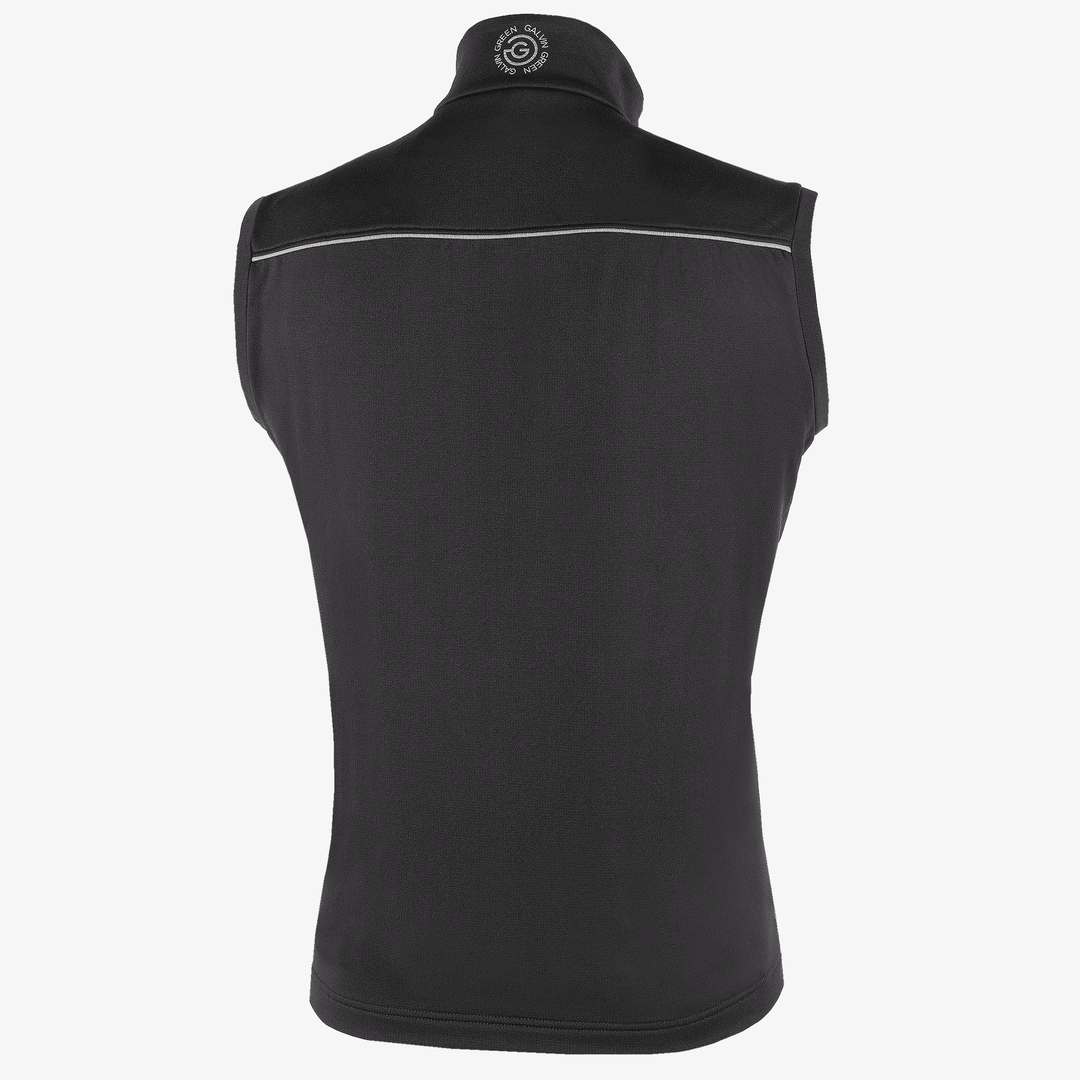 Davon is a Insulating golf vest for Men in the color Black/Sharkskin(7)