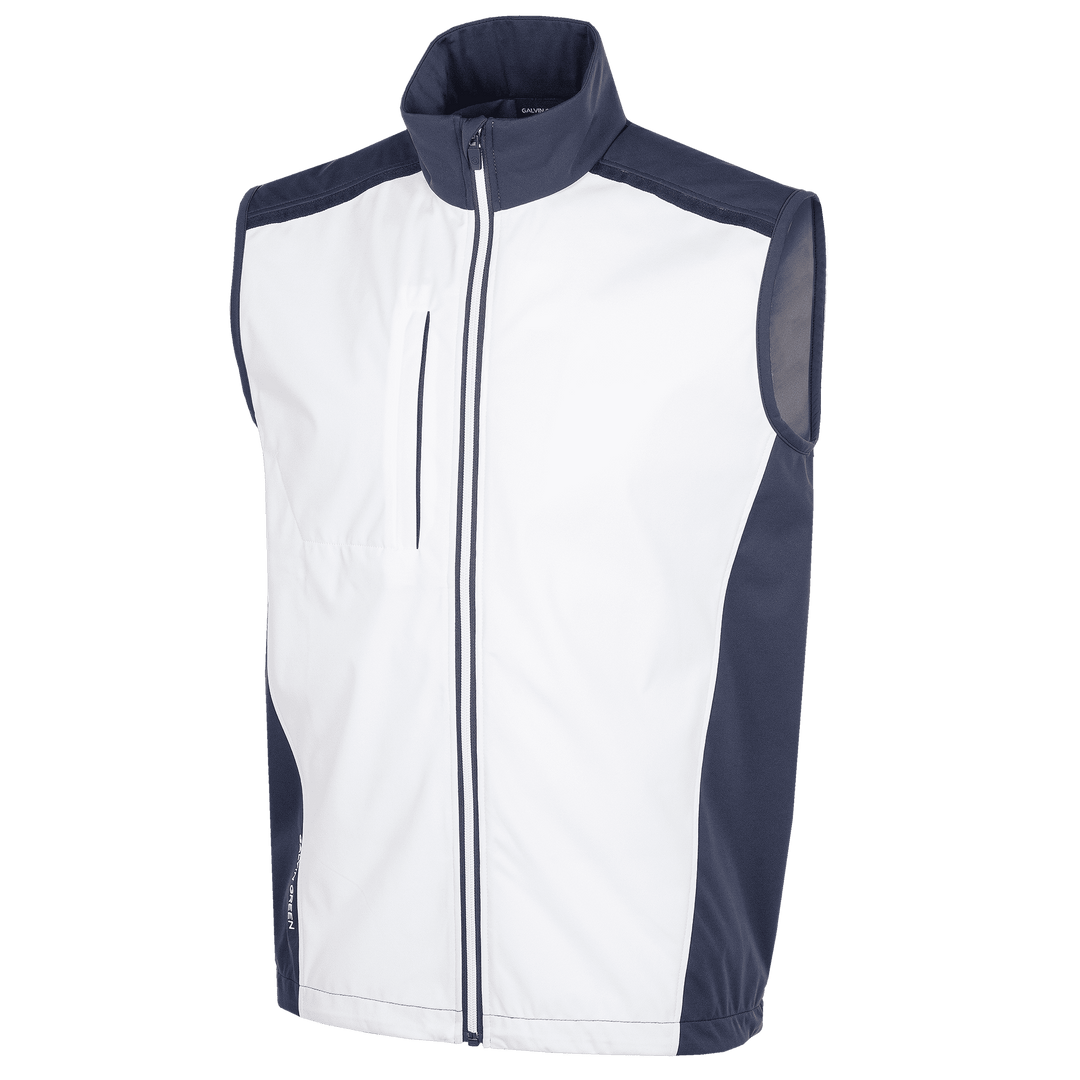 Lion is a Windproof and water repellent vest for Men in the color White(0)