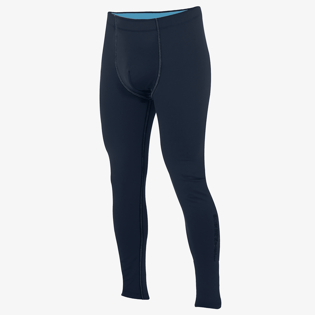 Elof is a Thermal base layer golf leggings for Men in the color Navy/Blue Bell(0)