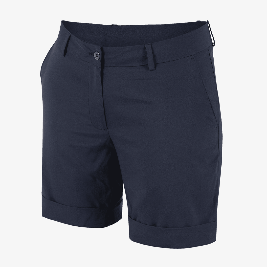 Petra is a Breathable golf shorts for Women in the color Navy(0)