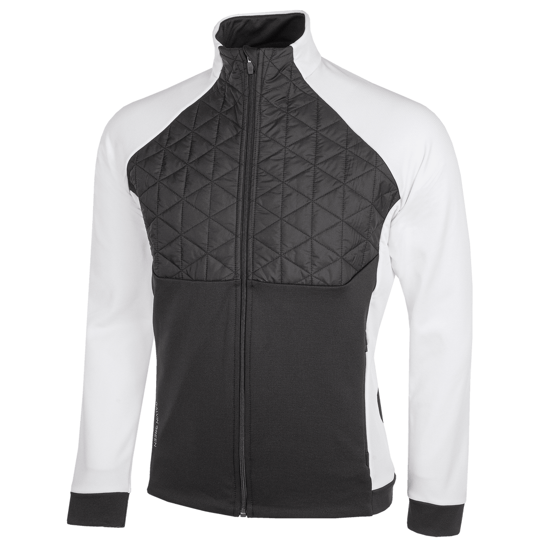 Dexter is a Insulating golf mid layer for Men in the color Black/White(0)