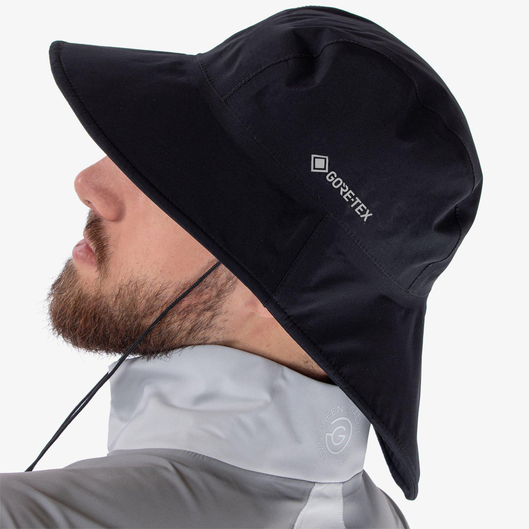 Aqua cresting is a Waterproof hat in the color Black(3)