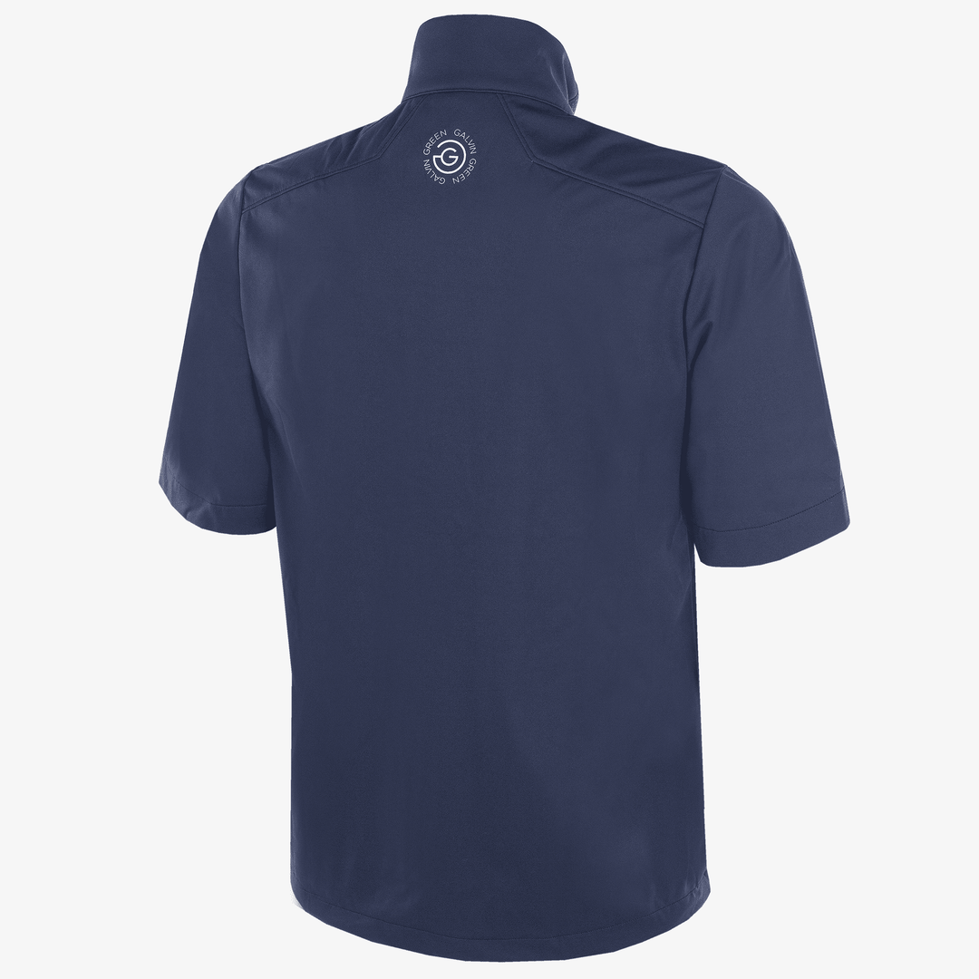 Livingston is a Windproof and water repellent short sleeve golf jacket for  in the color Navy(7)