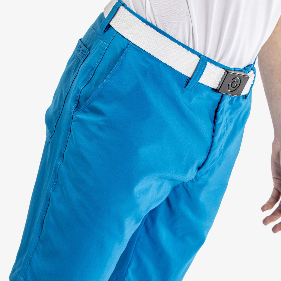 Percy is a Breathable golf shorts for Men in the color Blue(4)