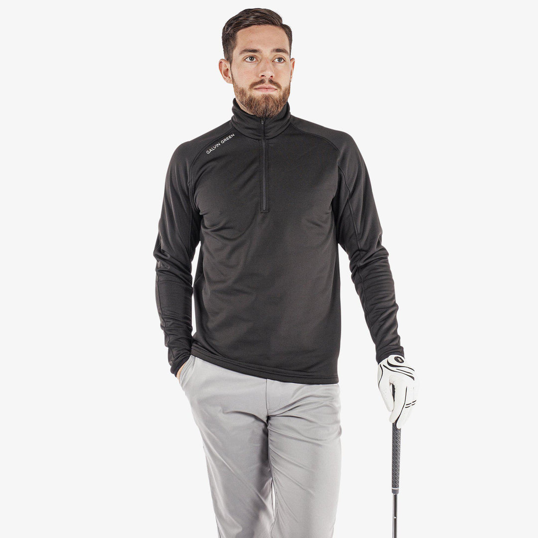 Drake is a Insulating golf mid layer for Men in the color Black(1)