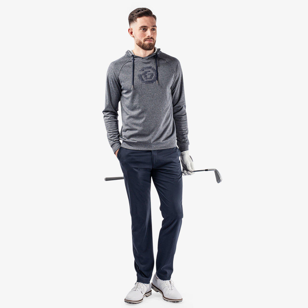 Desmond is a Insulating golf sweatshirt for Men in the color Navy melange(2)