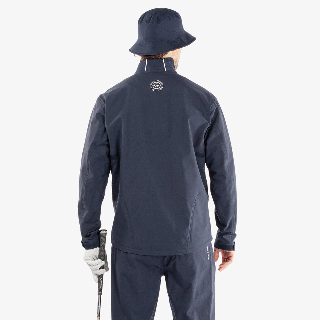 Albert is a Waterproof jacket for Men in the color Navy/White(6)