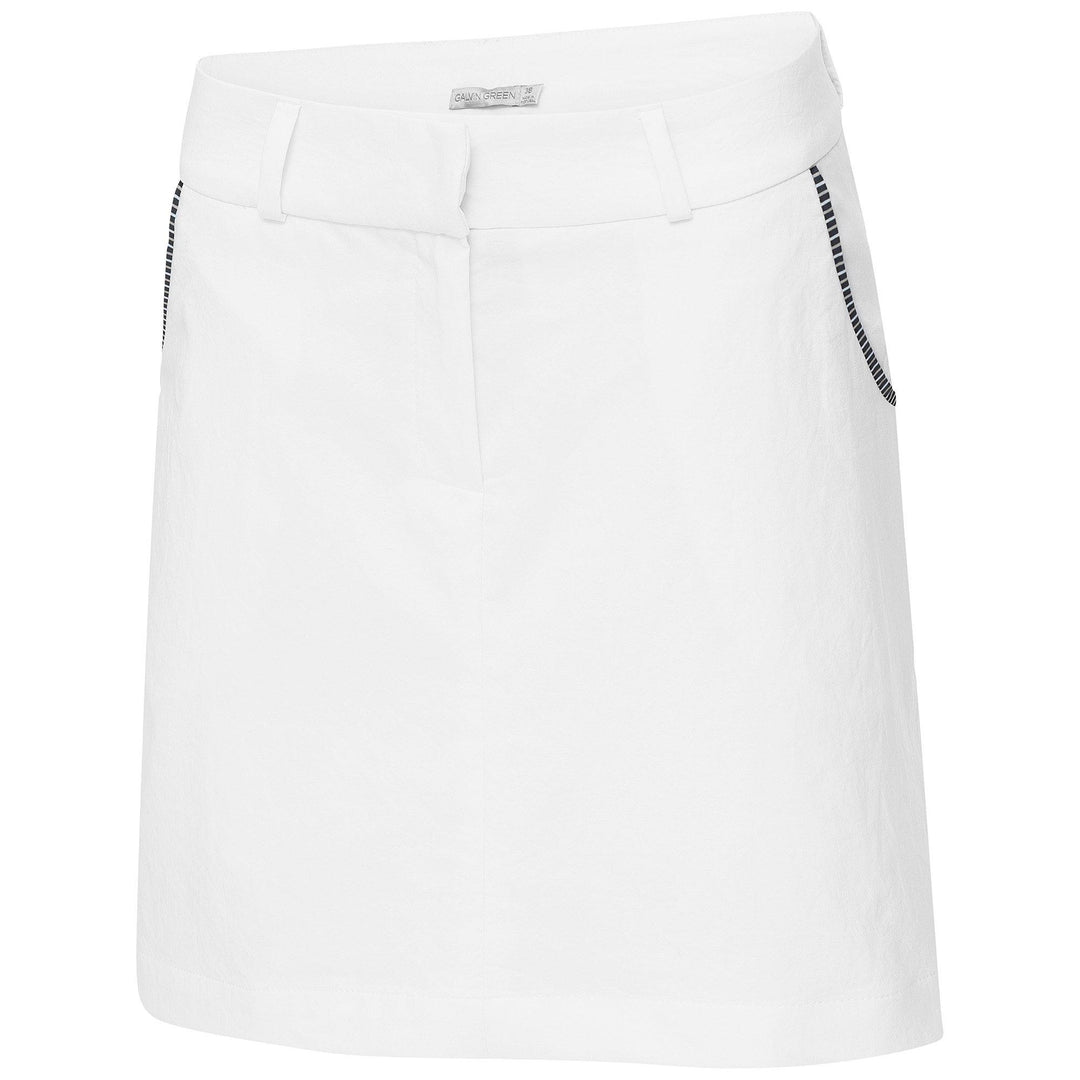 Nikki is a Breathable skirt with inner shorts for Women in the color White(0)