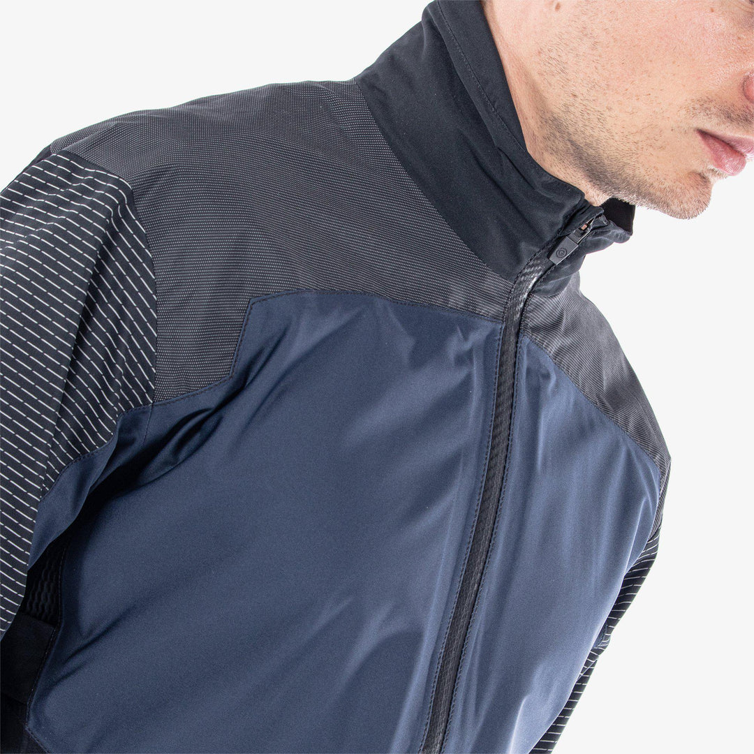 Alister is a Waterproof jacket for Men in the color Navy/Black(3)