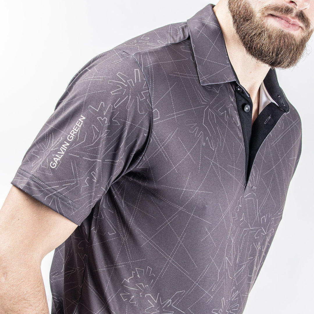 Maverick is a Breathable short sleeve shirt for Men in the color Black(3)