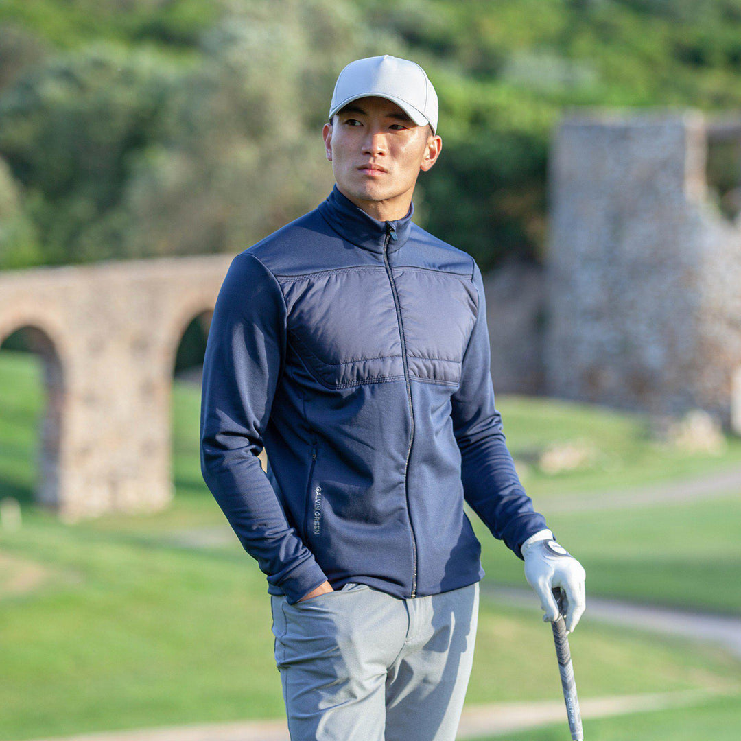 Dylan is a Insulating golf mid layer for Men in the color Navy(9)