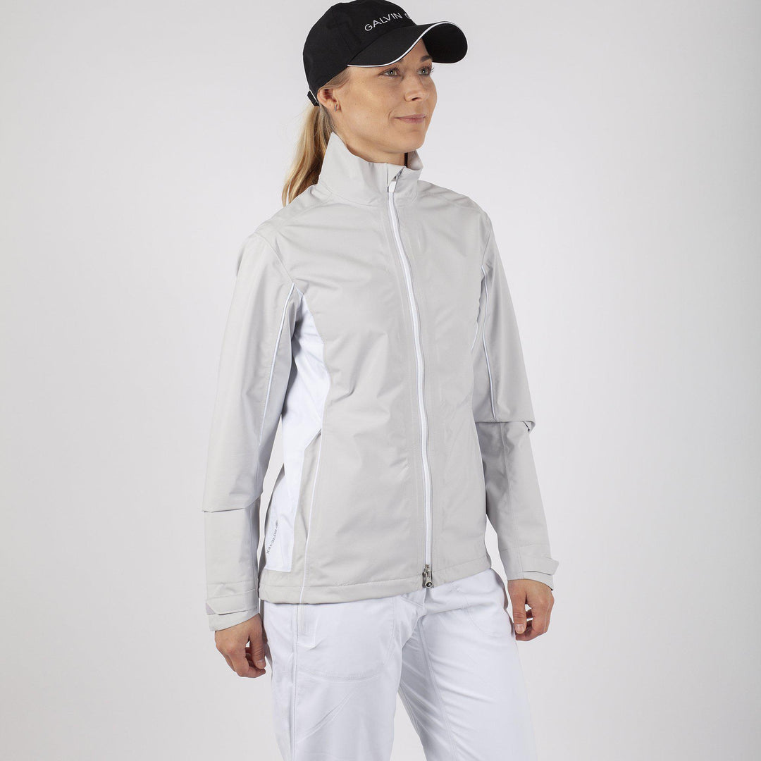 Aila is a Waterproof jacket for Women in the color Cool Grey(1)