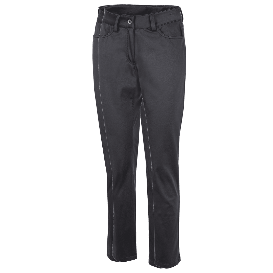 Levana is a Windproof and water repellent golf pants for Women in the color Black(0)