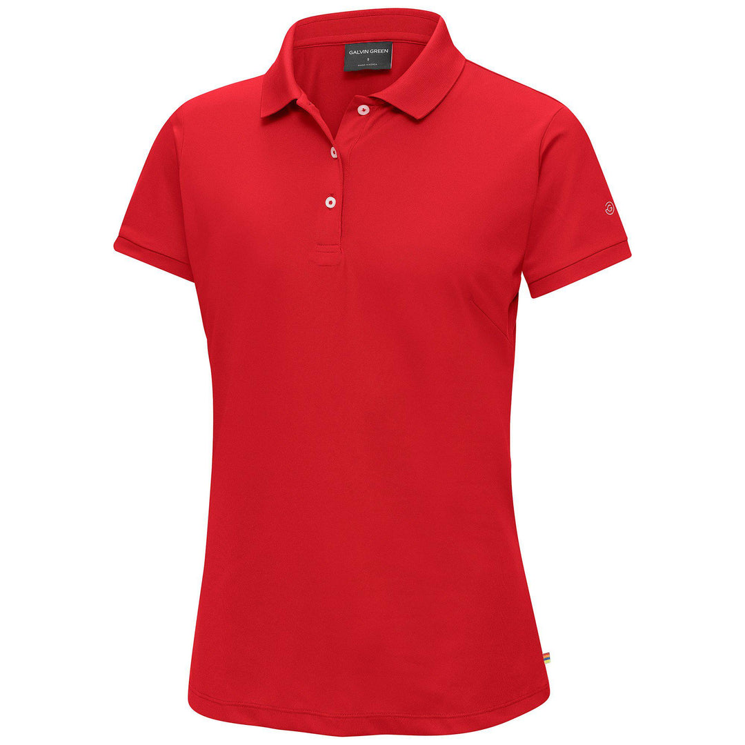 Mireya is a Breathable short sleeve shirt for Women in the color Red(0)
