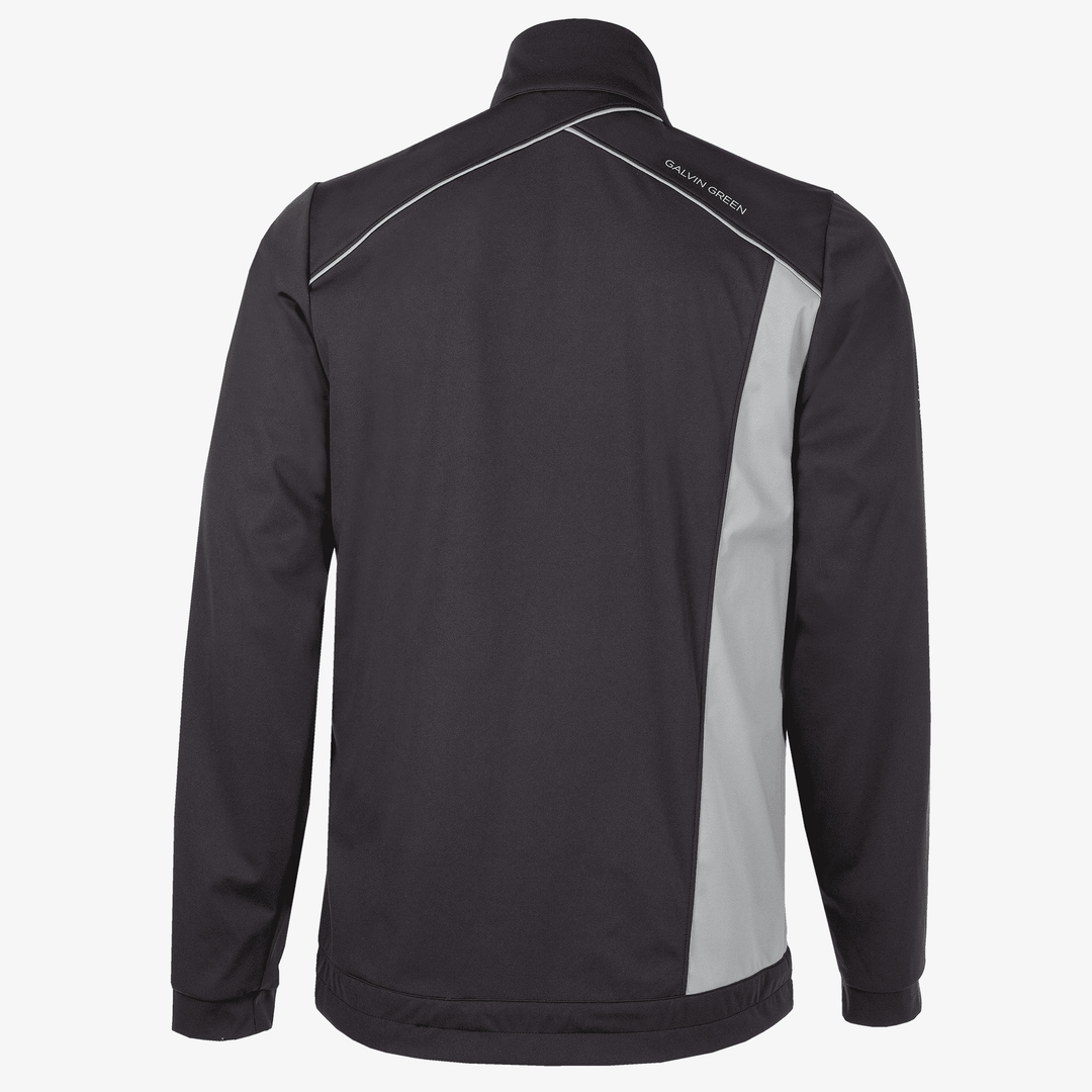 Lucien is a Windproof and water repellent jacket for  in the color Black/Sharkskin/Cool Grey(10)