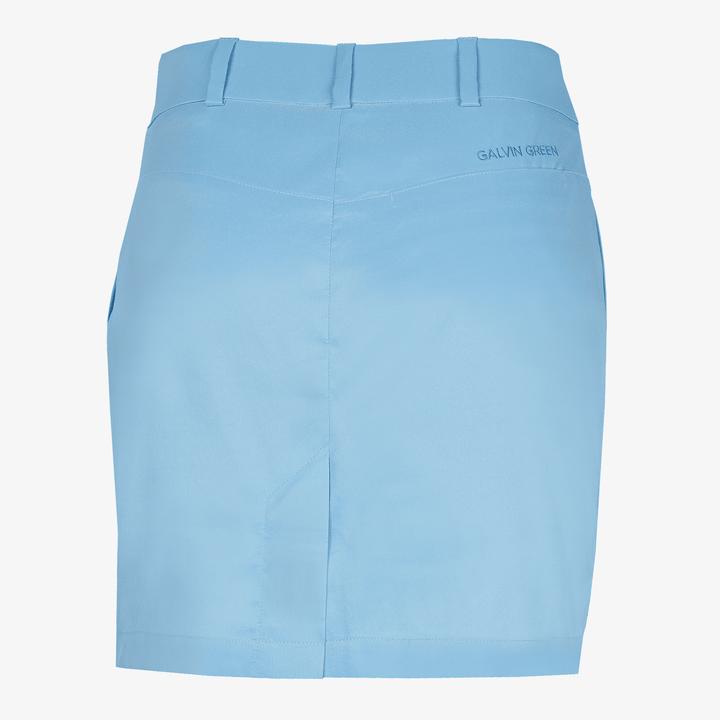 Nessa is a Breathable golf skirt with inner shorts for Women in the color Alaskan Blue(7)