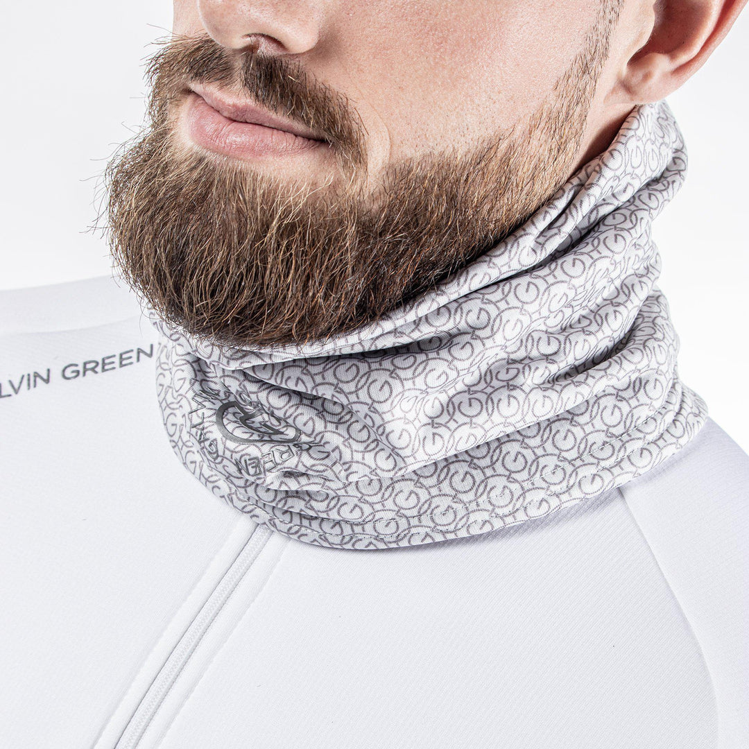 Demont is a Insulating neck warmer in the color Cool Grey(3)