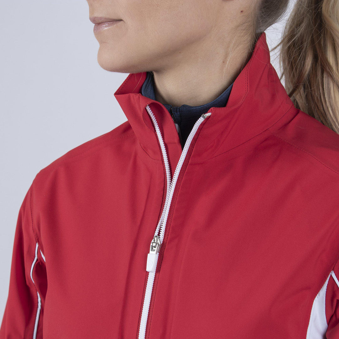 Aila is a Waterproof jacket for Women in the color Red(2)