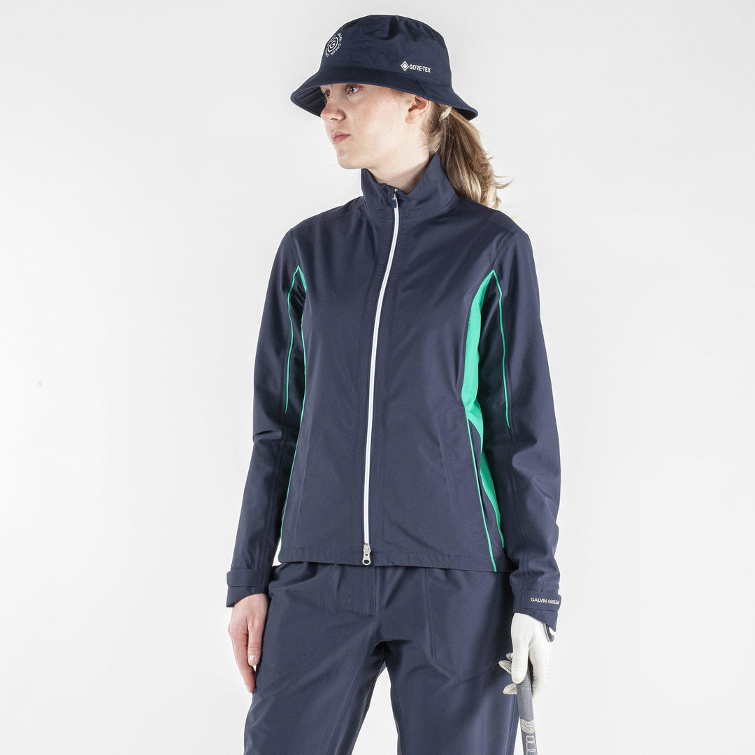 Aila is a Waterproof jacket for Women in the color Fantastic Blue(1)