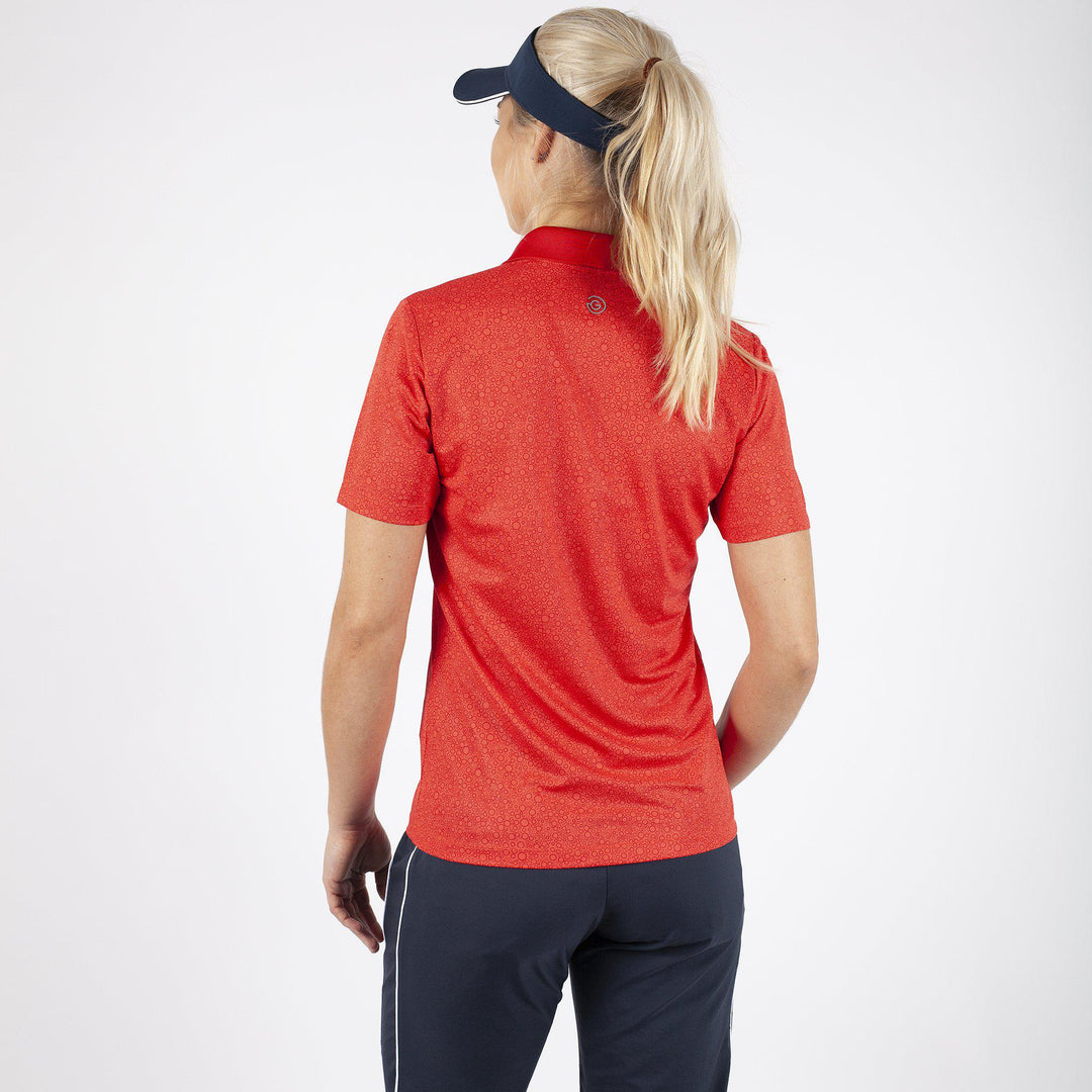 Madelene is a Breathable short sleeve shirt for Women in the color Red(5)