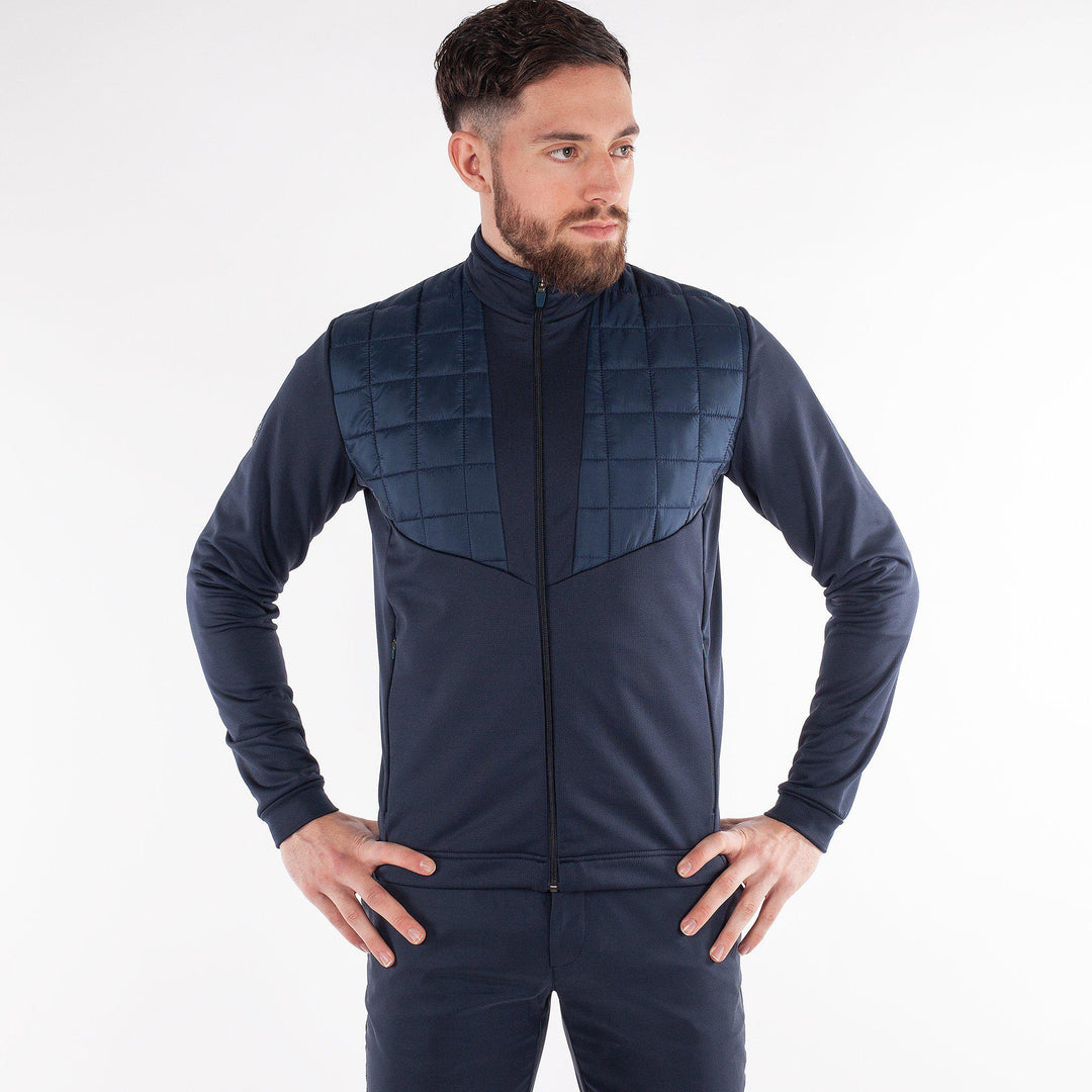 Damian is a Insulating mid layer for Men in the color Navy(1)