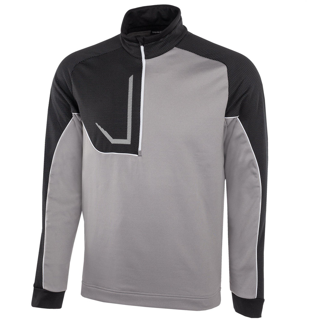 Daxton is a Insulating golf mid layer for Men in the color Fantastic Black(0)