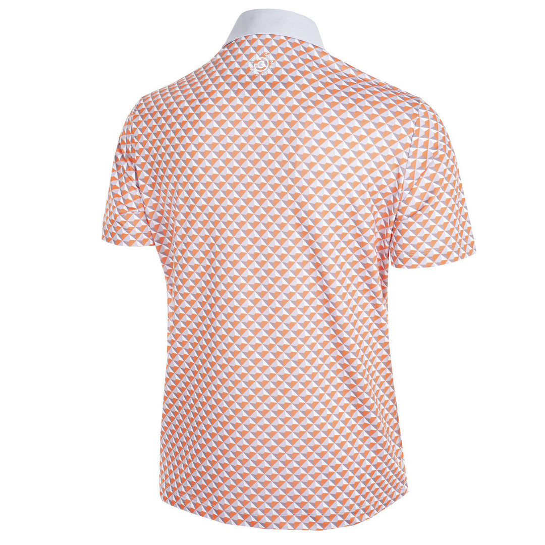 Mercer is a Breathable short sleeve shirt for Men in the color Orange(7)