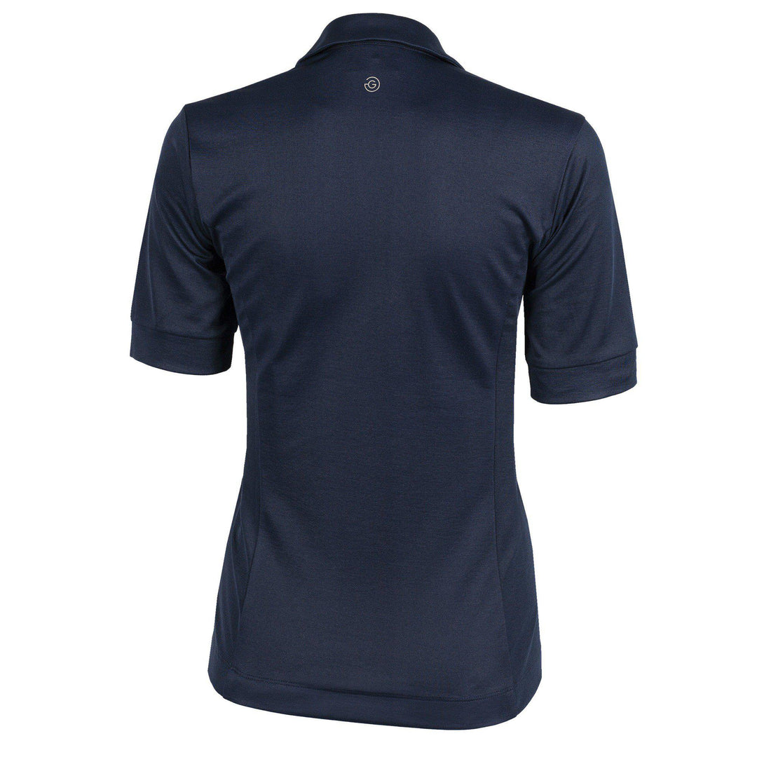 Myrtle is a Breathable short sleeve shirt for Women in the color Navy(2)