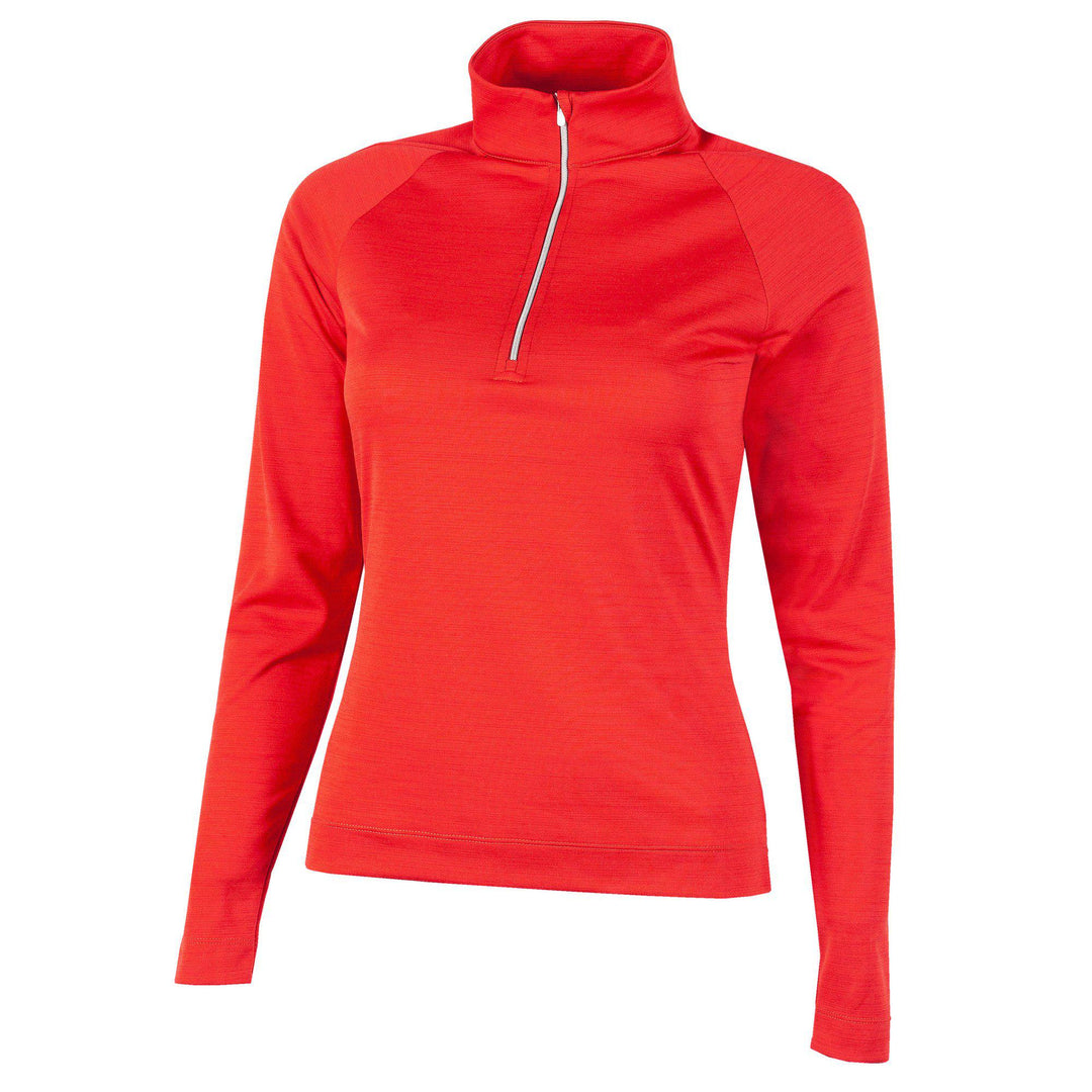 Dina is a Insulating golf mid layer for Women in the color Red(0)