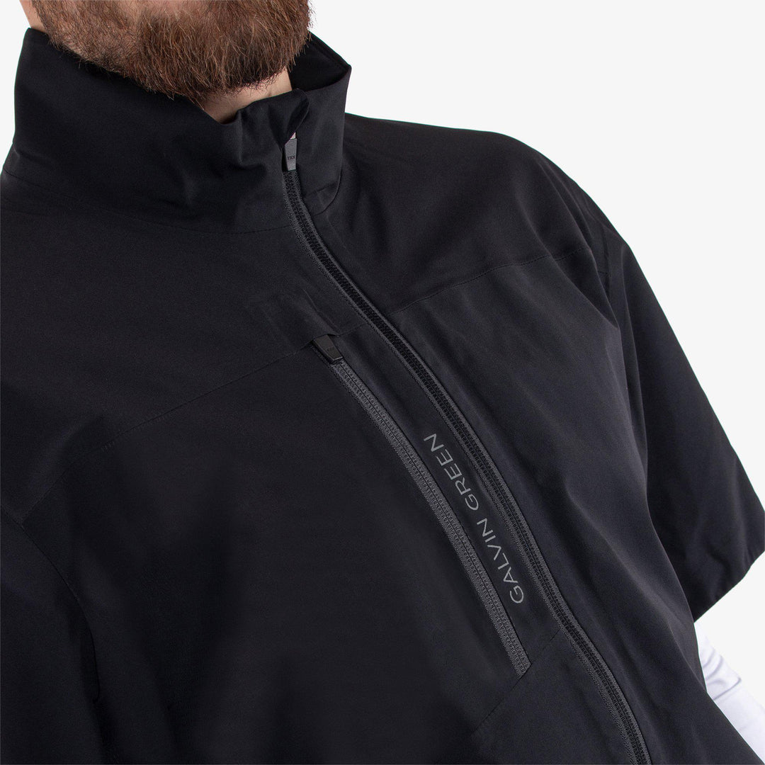 Axl is a Waterproof short sleeve jacket for Men in the color Black(3)