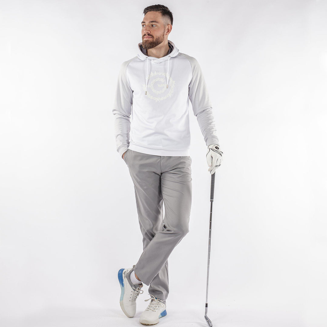 Devlin is a Insulating golf sweatshirt for Men in the color White(2)