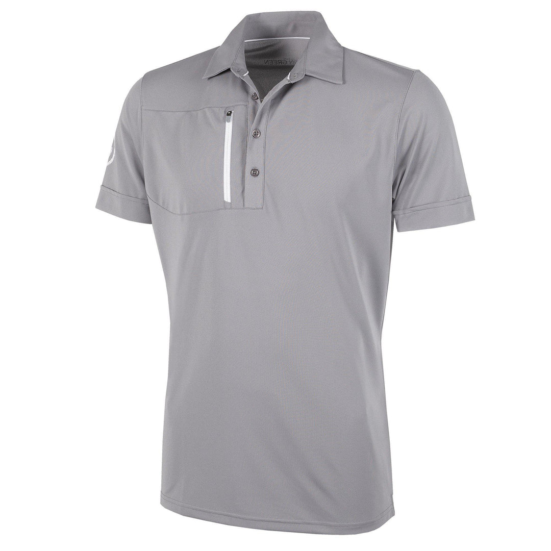 Morton is a Breathable short sleeve shirt for Men in the color Sharkskin(0)