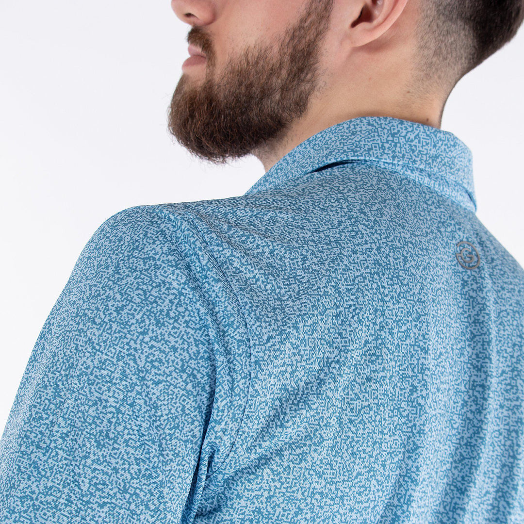 Marco is a Breathable short sleeve shirt for Men in the color Blue Bell(4)
