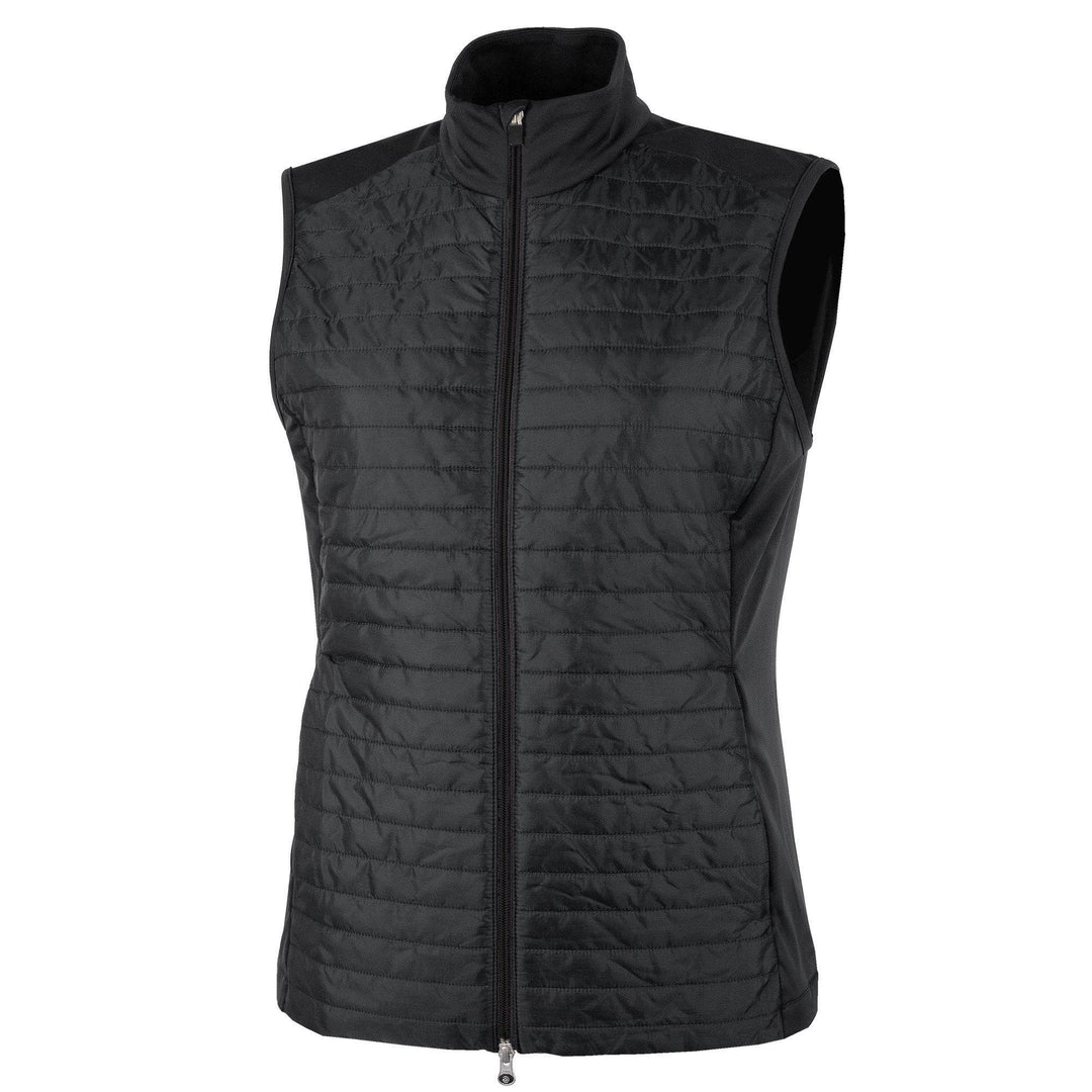 Lisa is a Windproof and water repellent vest for Women in the color Black(1)