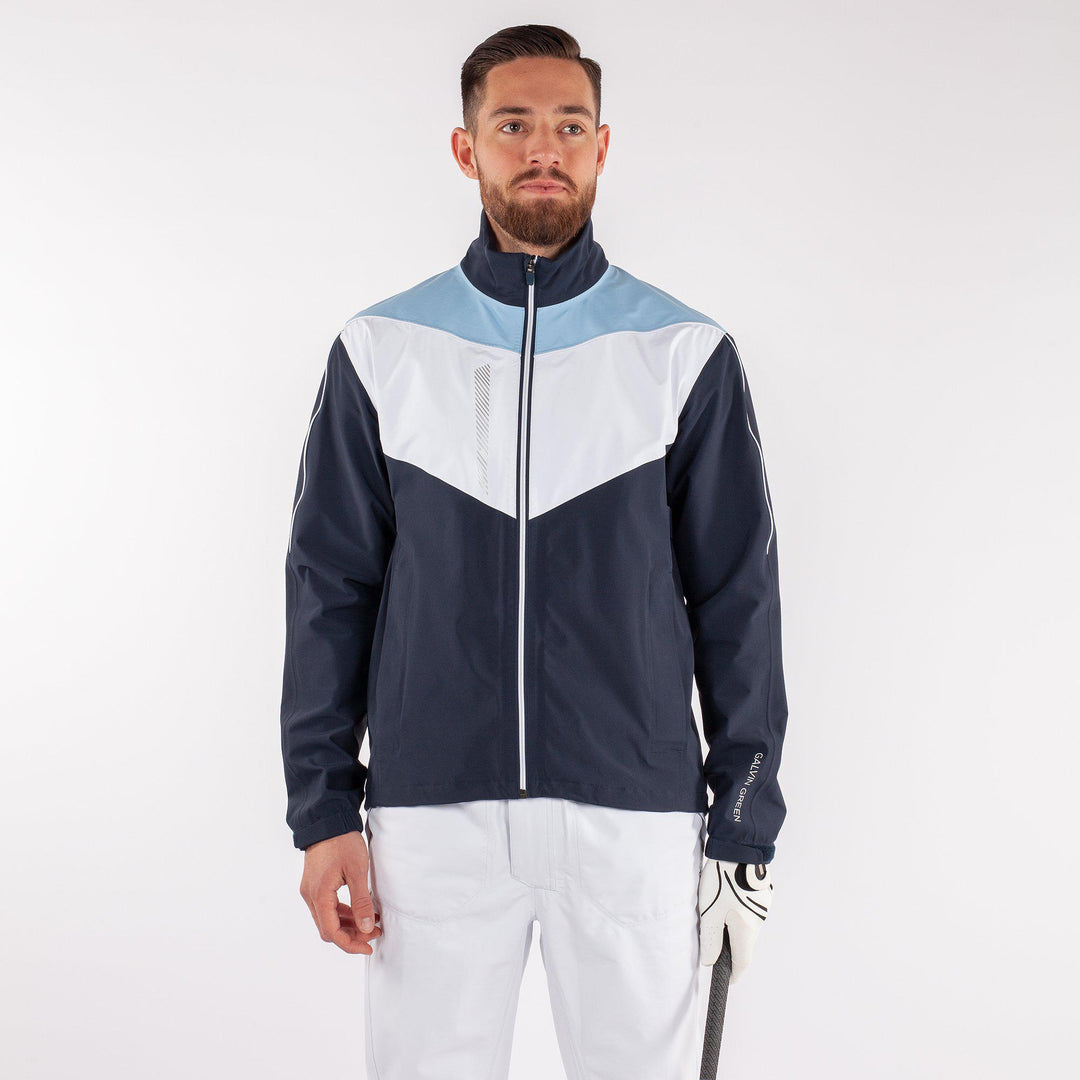 Armstrong is a Waterproof Jacket for Men in the color Blue Bell(1)