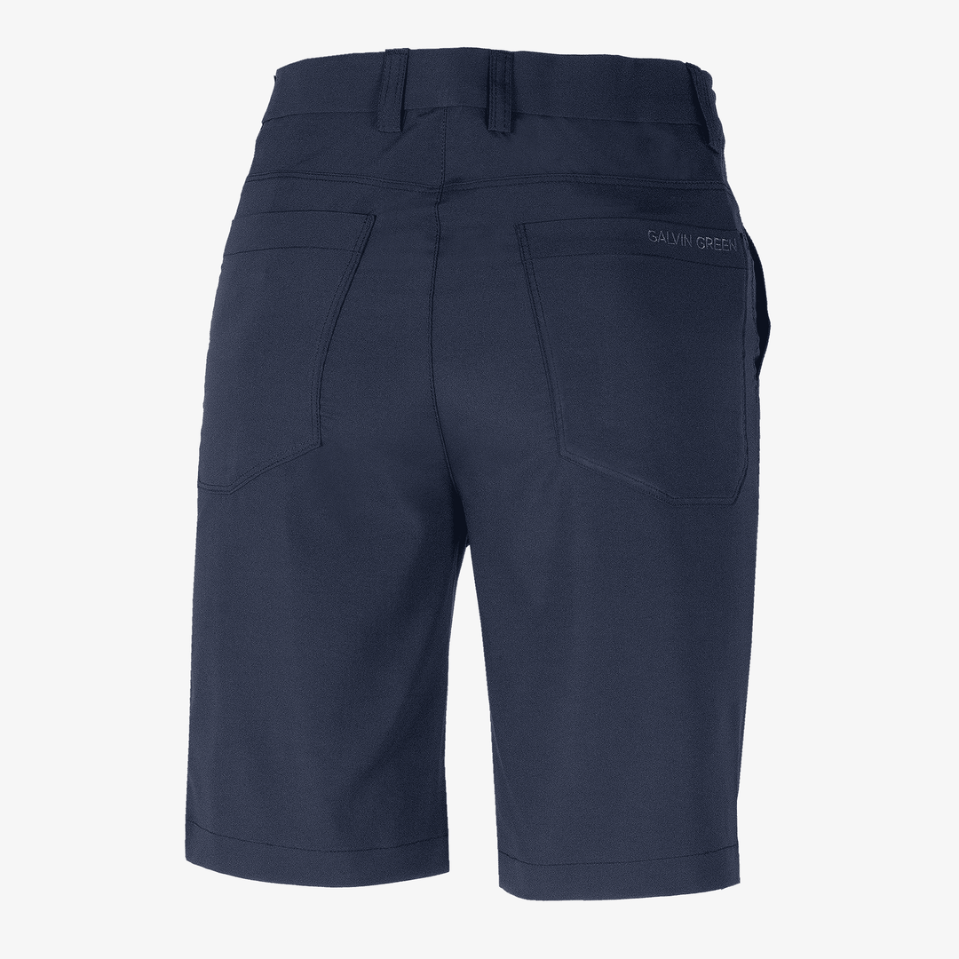 Percy is a Breathable golf shorts for Men in the color Navy(7)