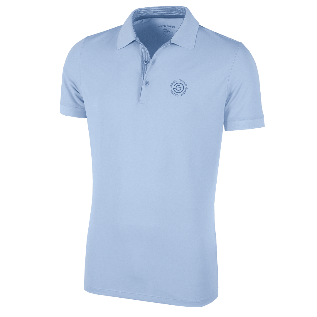 Max Tour is a Breathable short sleeve shirt for Men in the color Blue Bell(1)