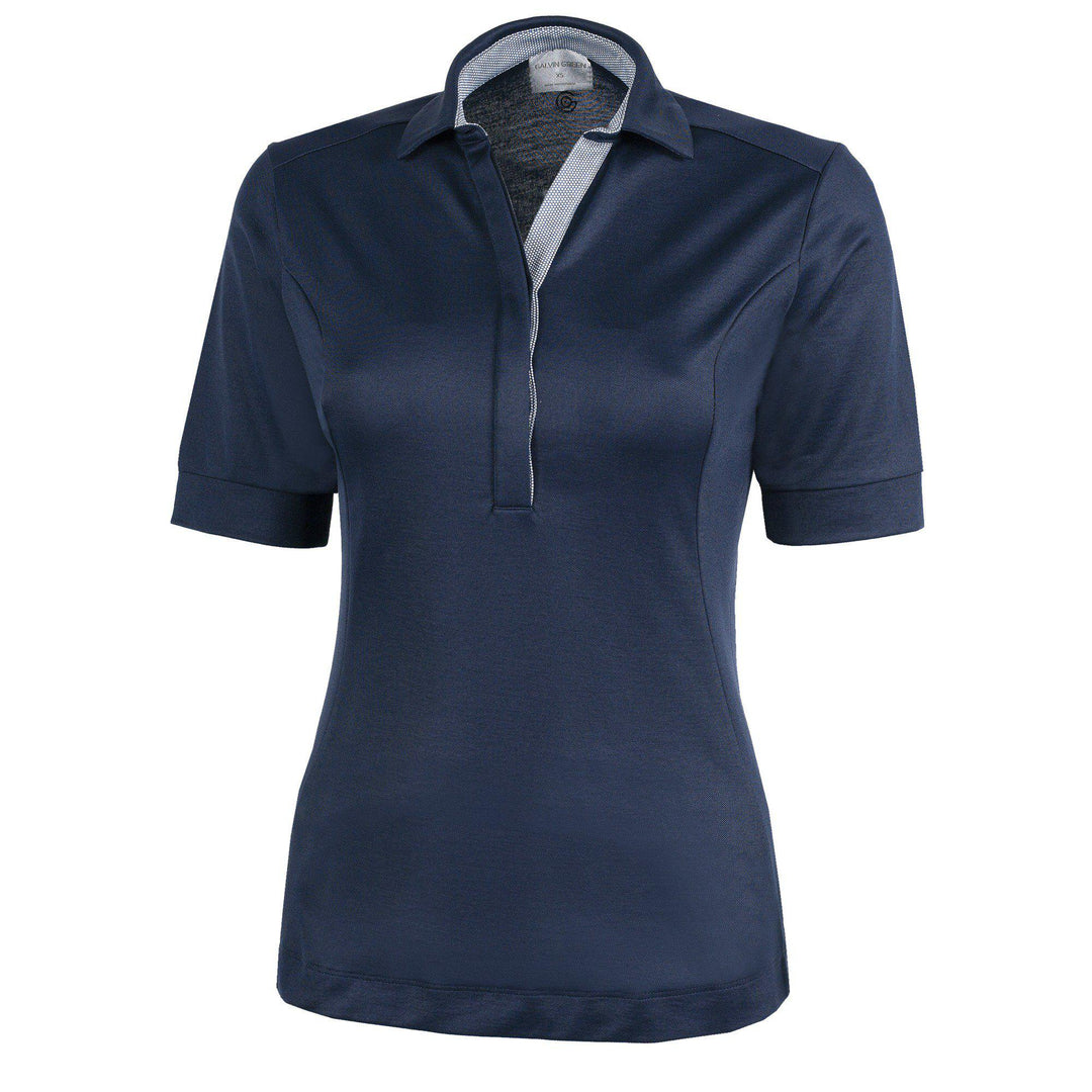 Myrtle is a Breathable short sleeve shirt for Women in the color Navy(0)