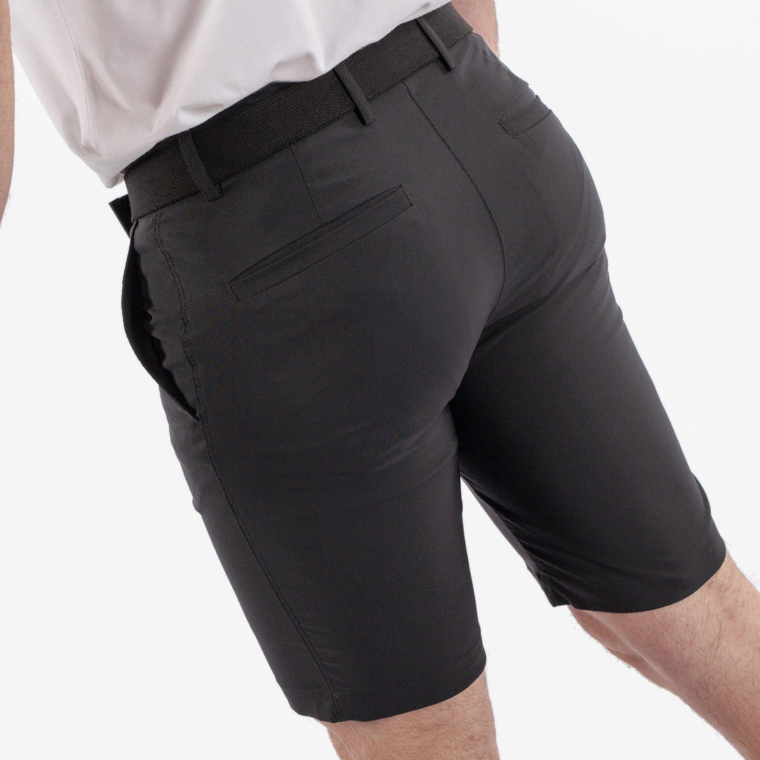 Paul is a Breathable golf shorts for Men in the color Black(5)