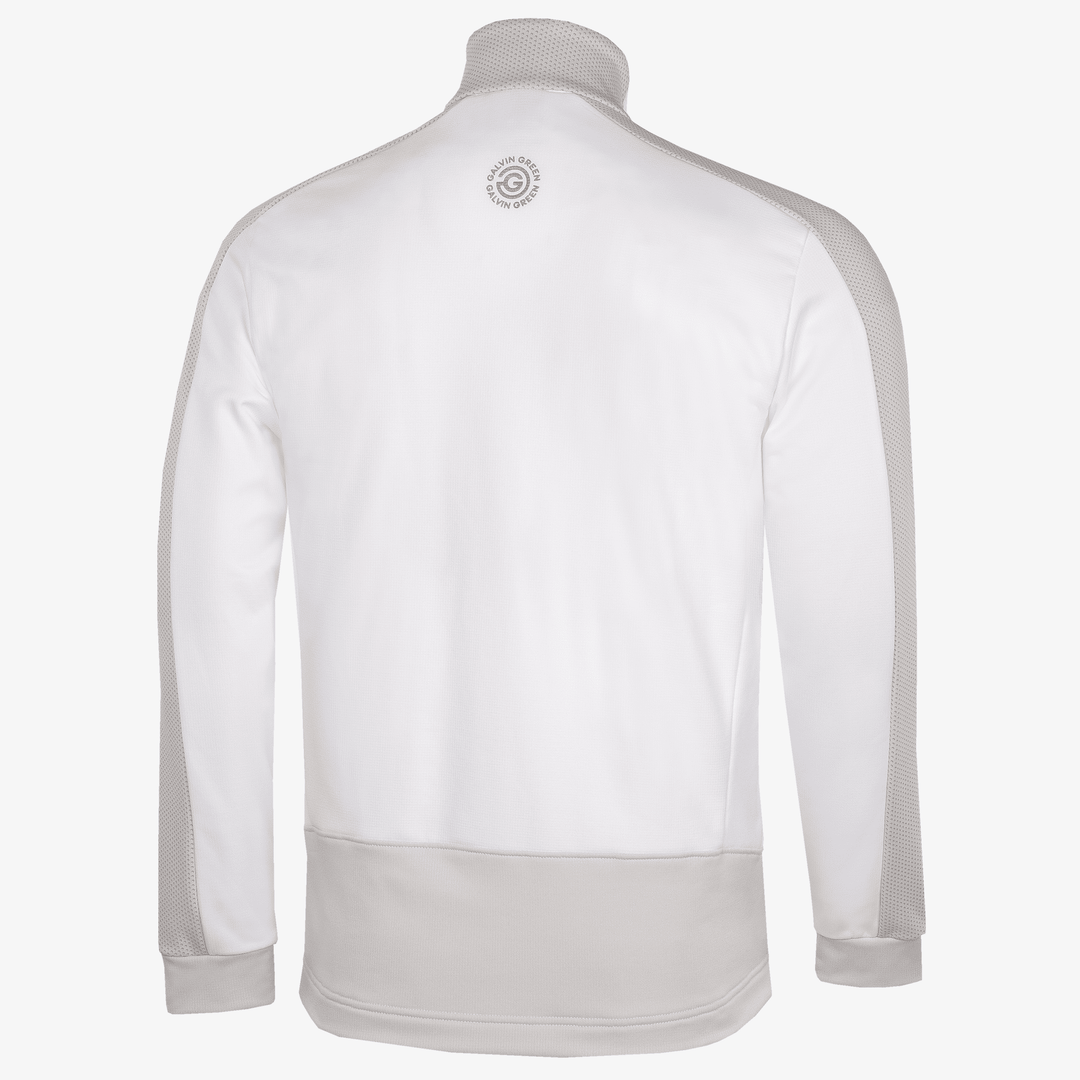 Dawson is a Insulating golf mid layer for Men in the color White/Cool Grey(7)
