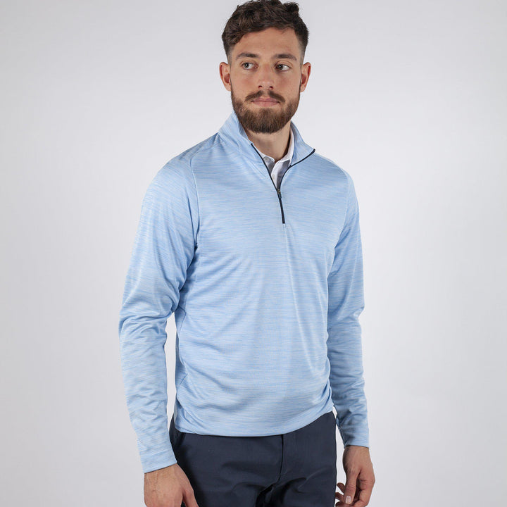 Dixon is a Insulating golf mid layer for Men in the color Blue Bell(1)
