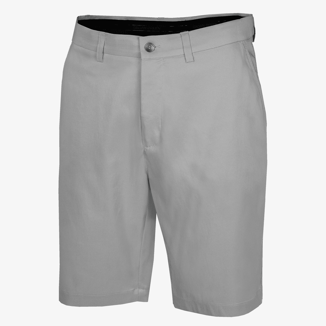 Percy is a Breathable golf shorts for Men in the color Light Grey(0)