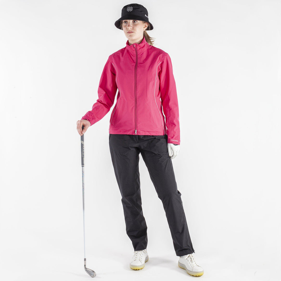 Anya is a Waterproof jacket for Women in the color Amazing Pink(3)