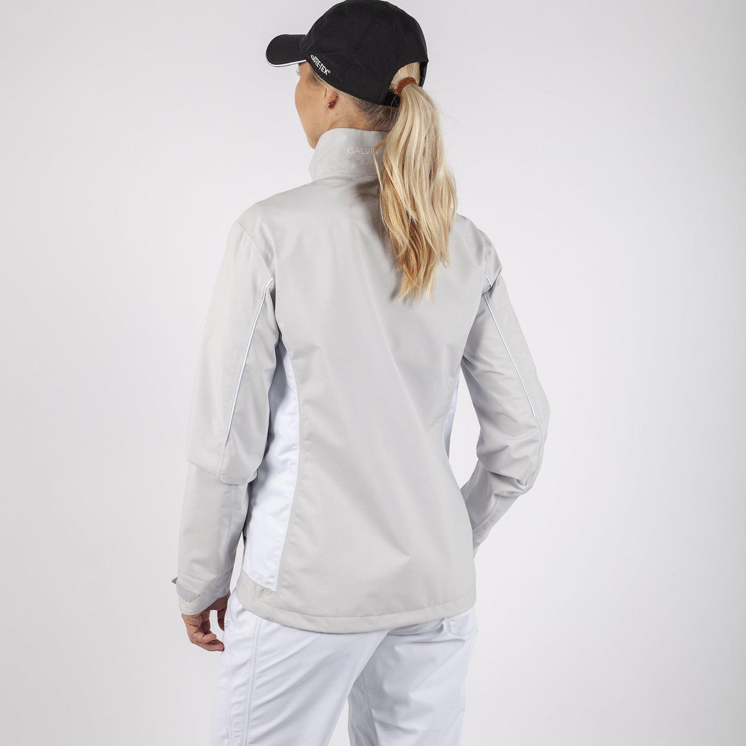 Aila is a Waterproof jacket for Women in the color Cool Grey(4)