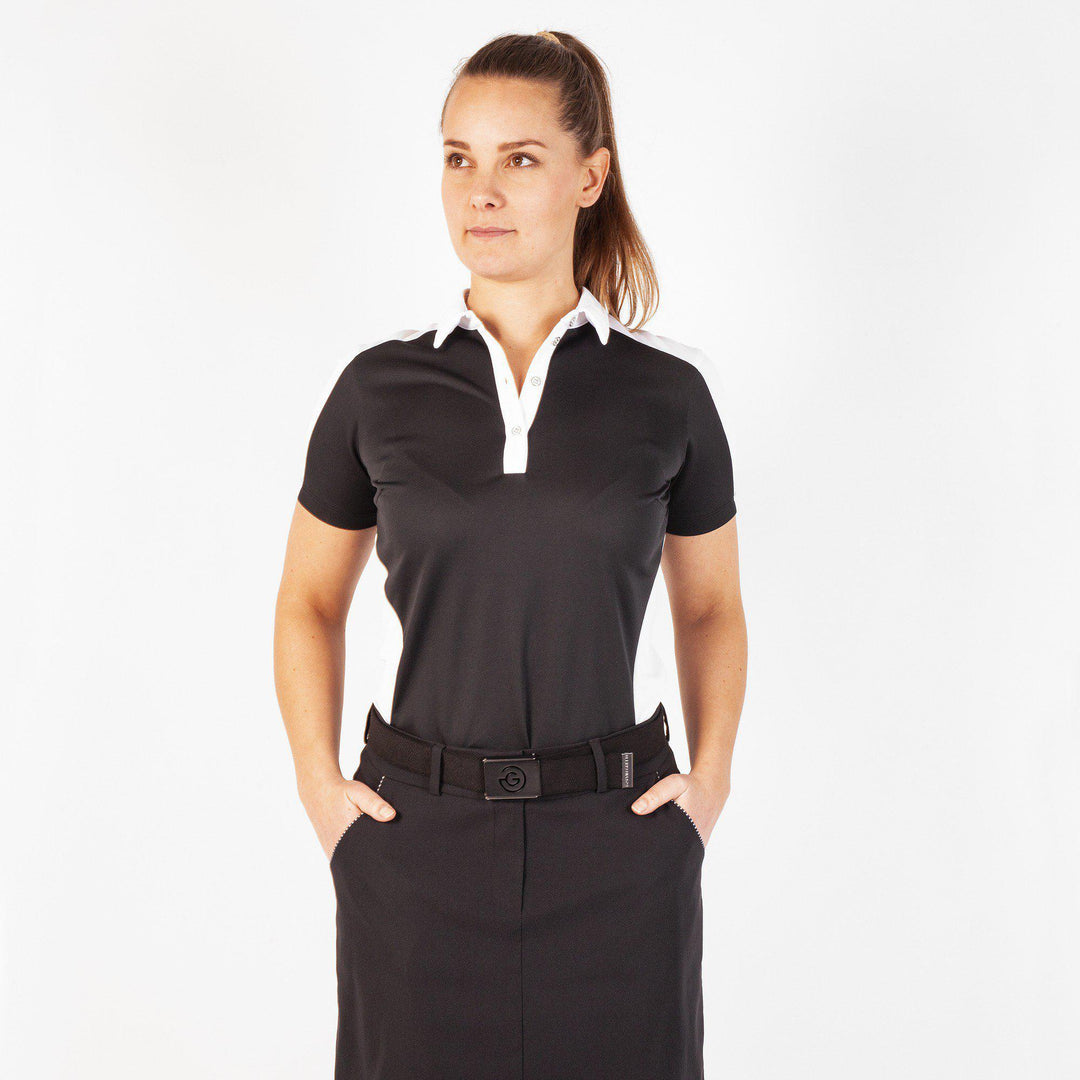 Muriel is a Breathable short sleeve shirt for Women in the color Black(1)