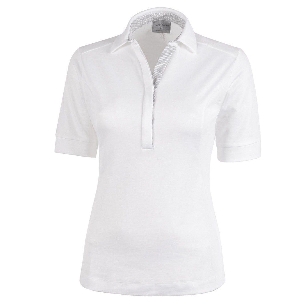 Myrtle is a Breathable short sleeve shirt for Women in the color White(0)
