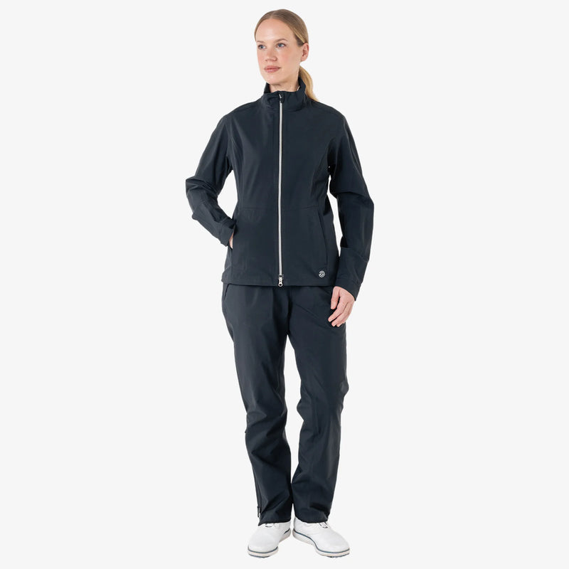 Abby is a Waterproof golf jacket for Women in the color Black(2)