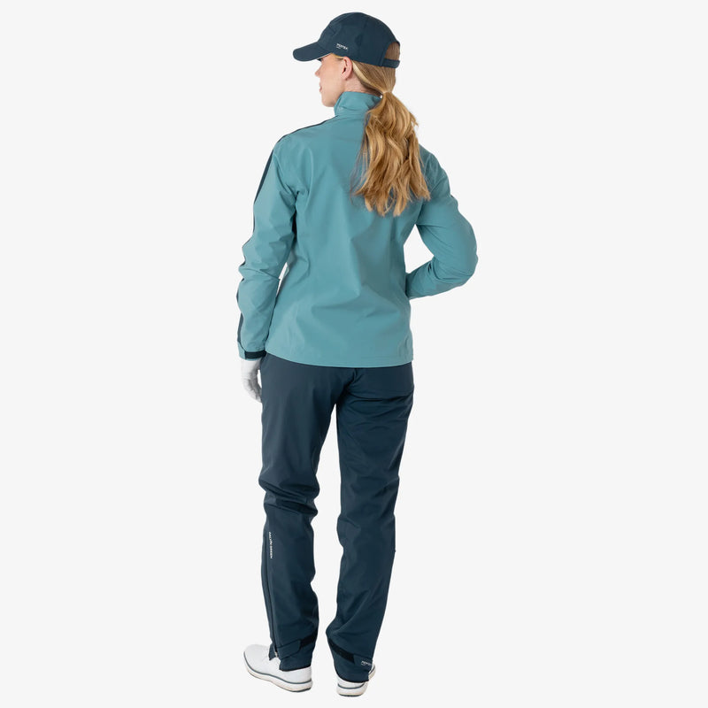 Abby is a Waterproof golf jacket for Women in the color Storm Blue/Navy(6)