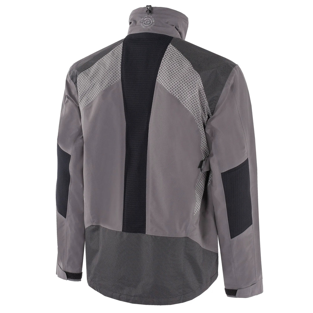 Action is a Waterproof golf jacket for Men in the color Forged Iron(8)