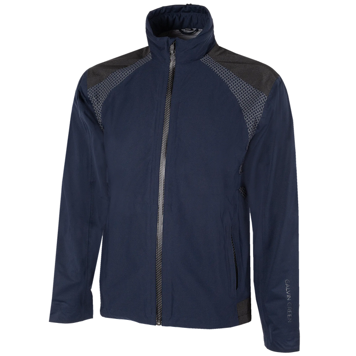 Action is a Waterproof golf jacket for Men in the color Navy(0)